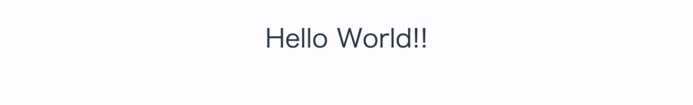 HelloWorld!!