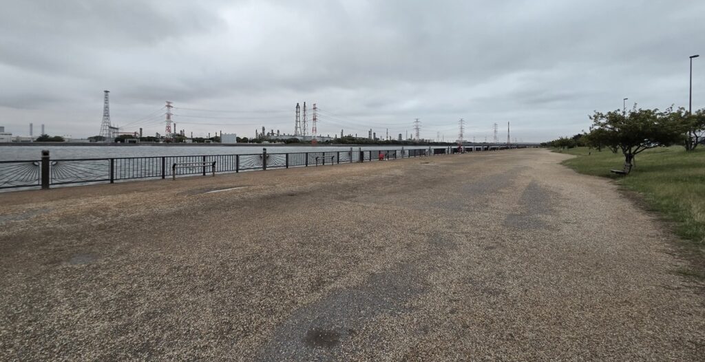 養老川臨海公園の釣り場①